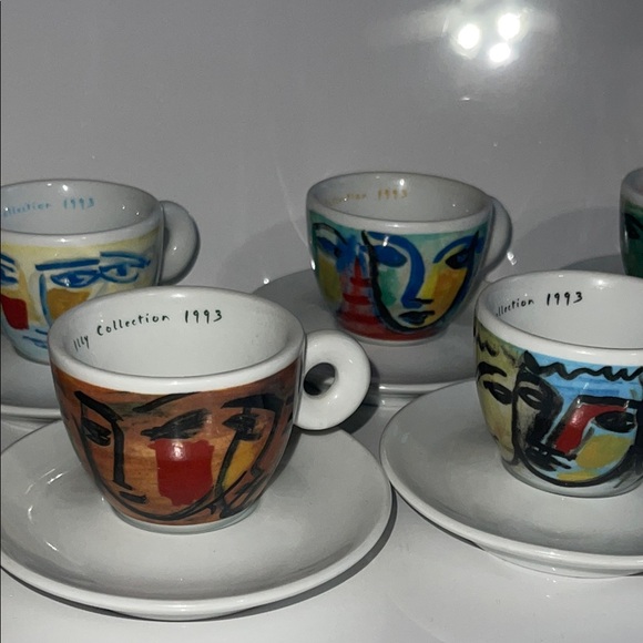 Illy Other - Illy Art Collection espresso cups Richard Ginori Illy collection 1993